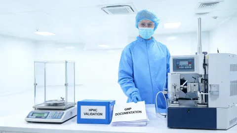Pharmaceutical and life sciences lab